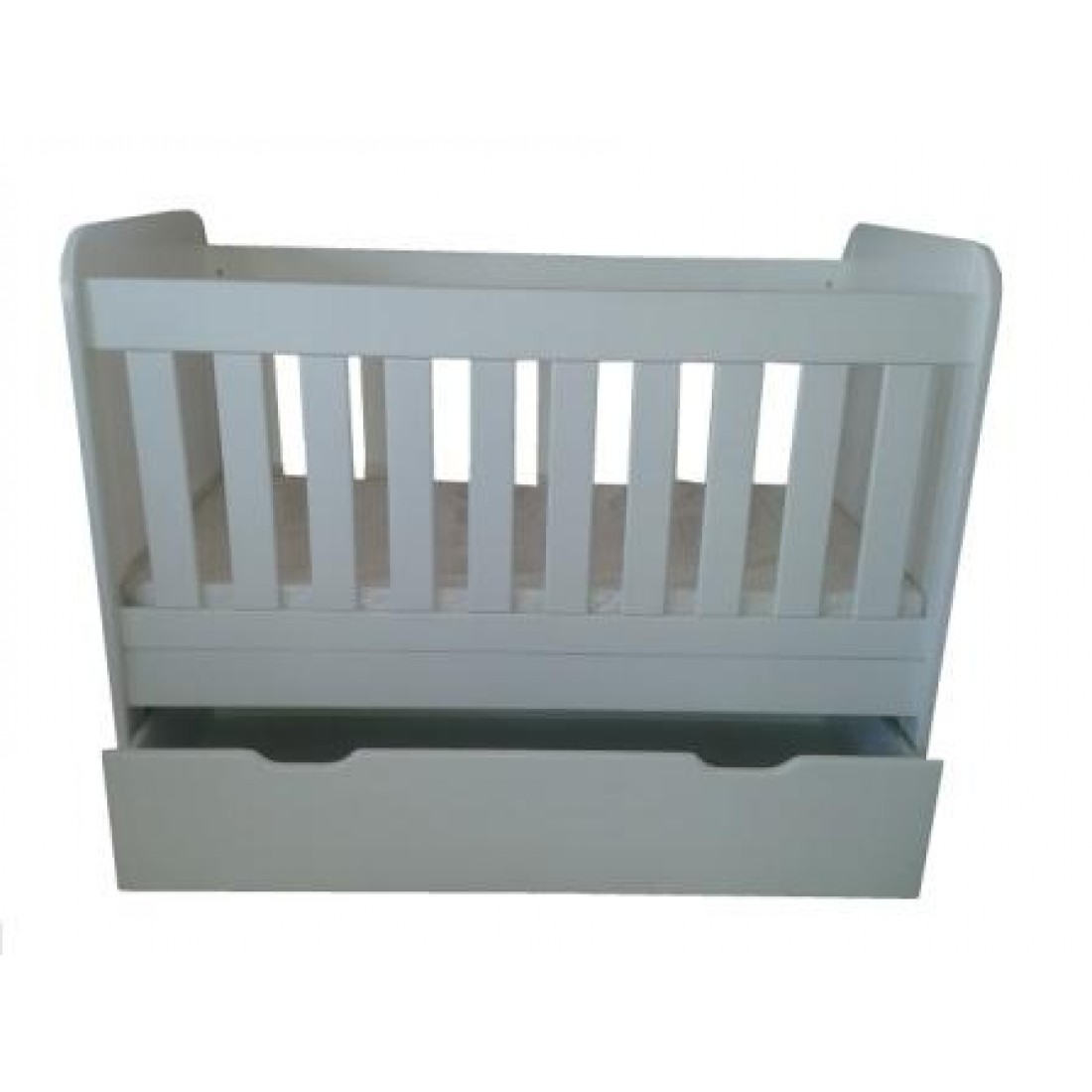 Solid End cot with drawer